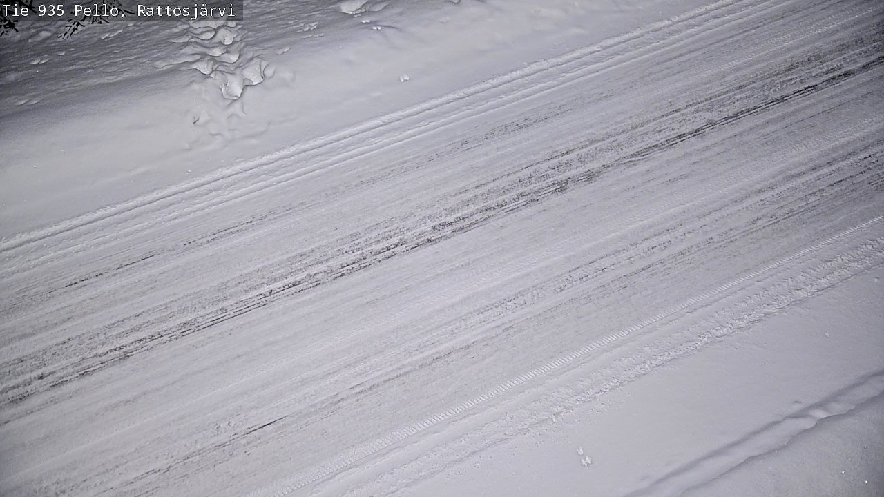 Kelikamerat Kuva Tie 935 Rattosjärvi, Pello, Lappi