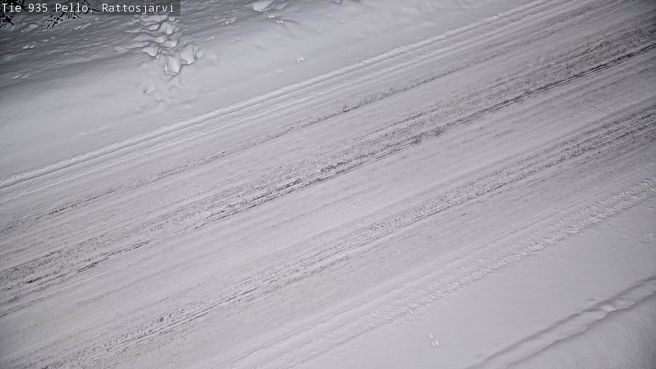 Kelikamerat Kuva Tie 935 Rattosjärvi, Pello, Lappi
