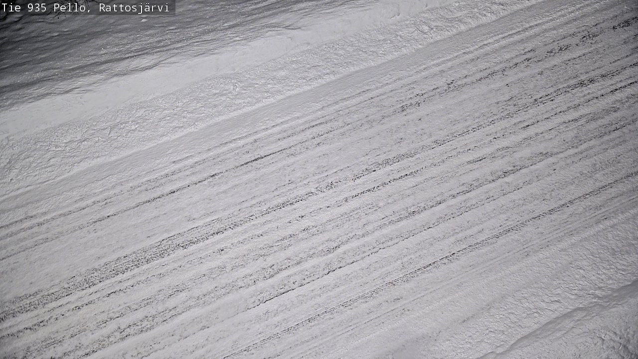 Weather Camera Image Road 935 Rattosjärvi, Pello, Lappi