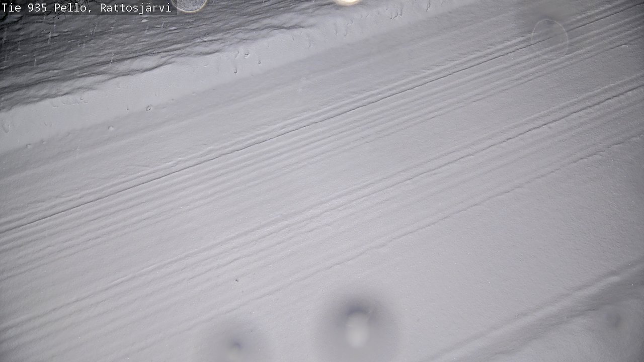 Weather Camera Image Road 935 Rattosjärvi, Pello, Lappi