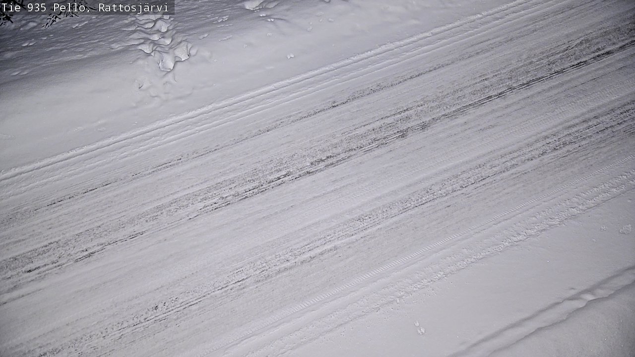 Kelikamerat Kuva Tie 935 Rattosjärvi, Pello, Lappi