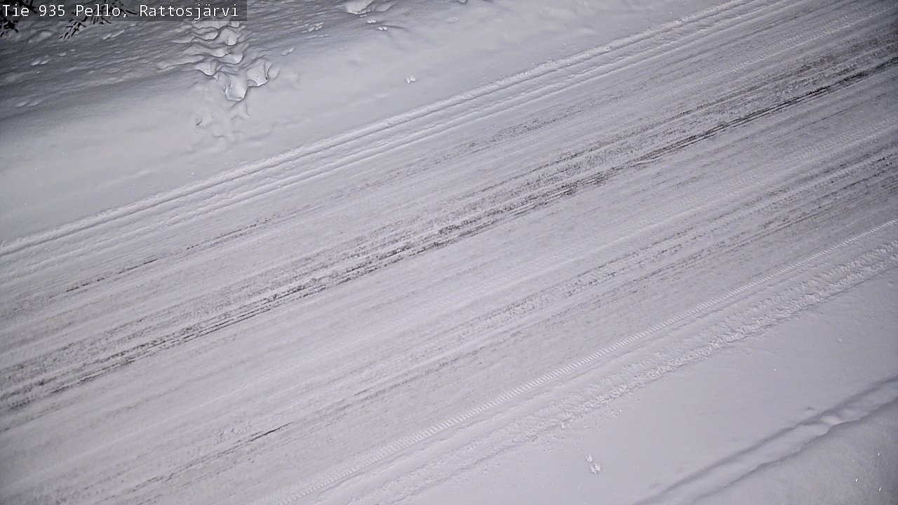 Kelikamerat Kuva Tie 935 Rattosjärvi, Pello, Lappi