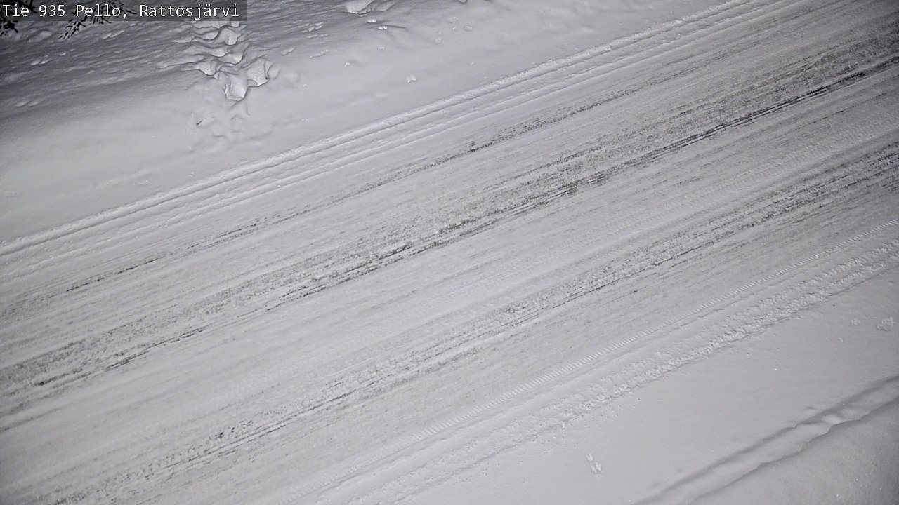 Kelikamerat Kuva Tie 935 Rattosjärvi, Pello, Lappi