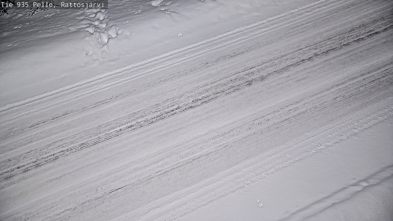Kelikamerat Kuva Tie 935 Rattosjärvi, Pello, Lappi