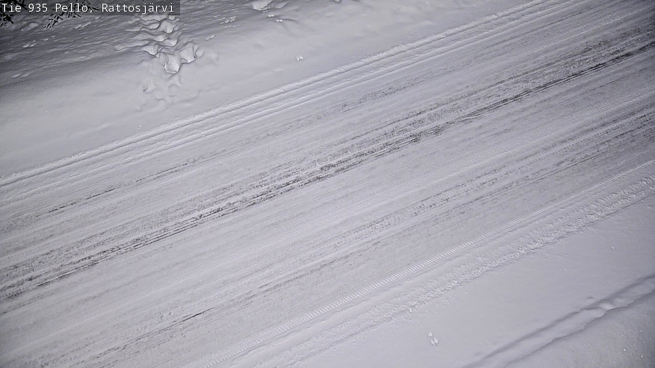 Kelikamerat Kuva Tie 935 Rattosjärvi, Pello, Lappi