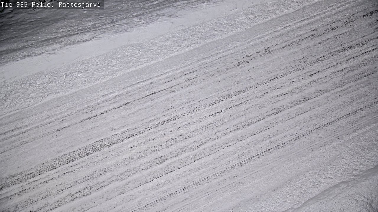 Weather Camera Image Road 935 Rattosjärvi, Pello, Lappi