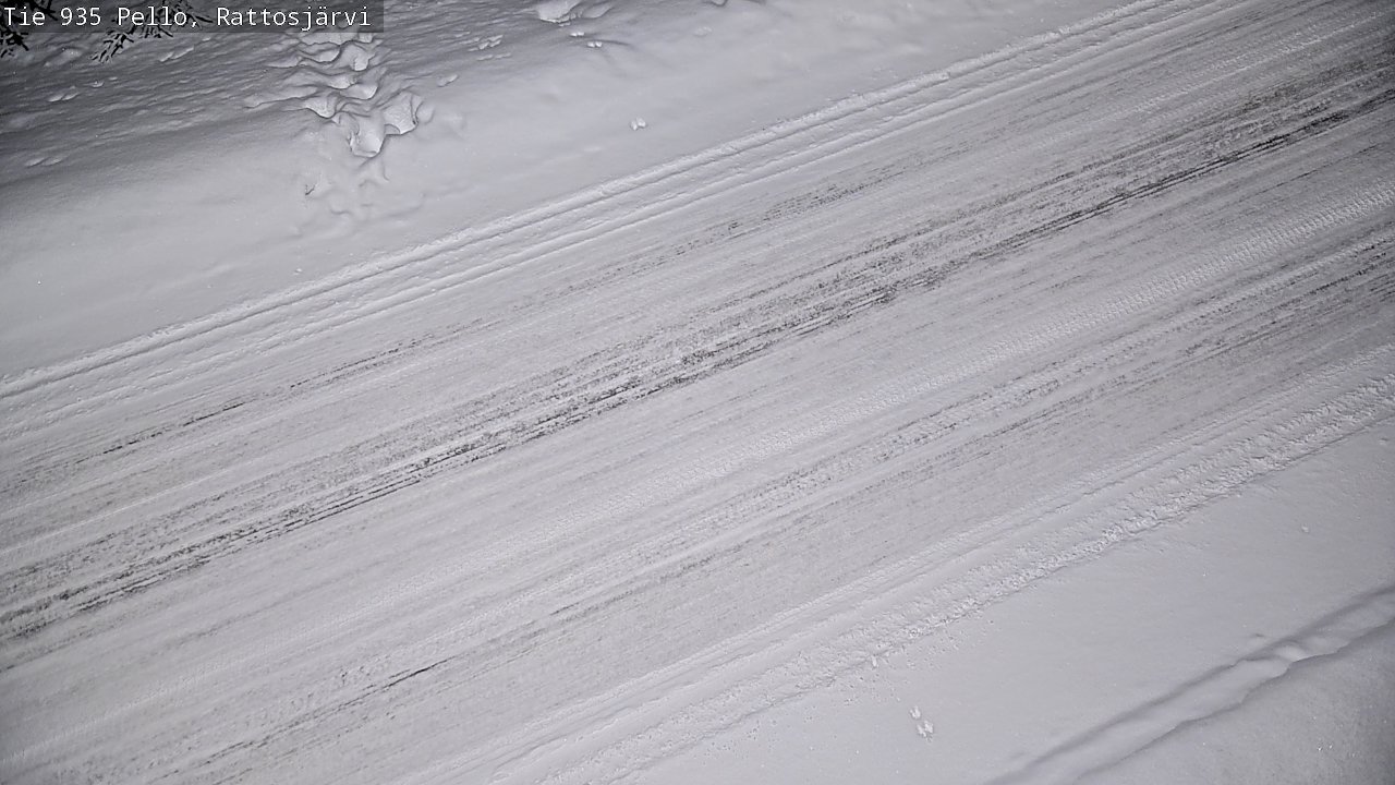 Kelikamerat Kuva Tie 935 Rattosjärvi, Pello, Lappi