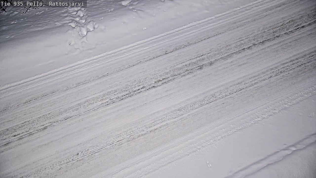 Kelikamerat Kuva Tie 935 Rattosjärvi, Pello, Lappi