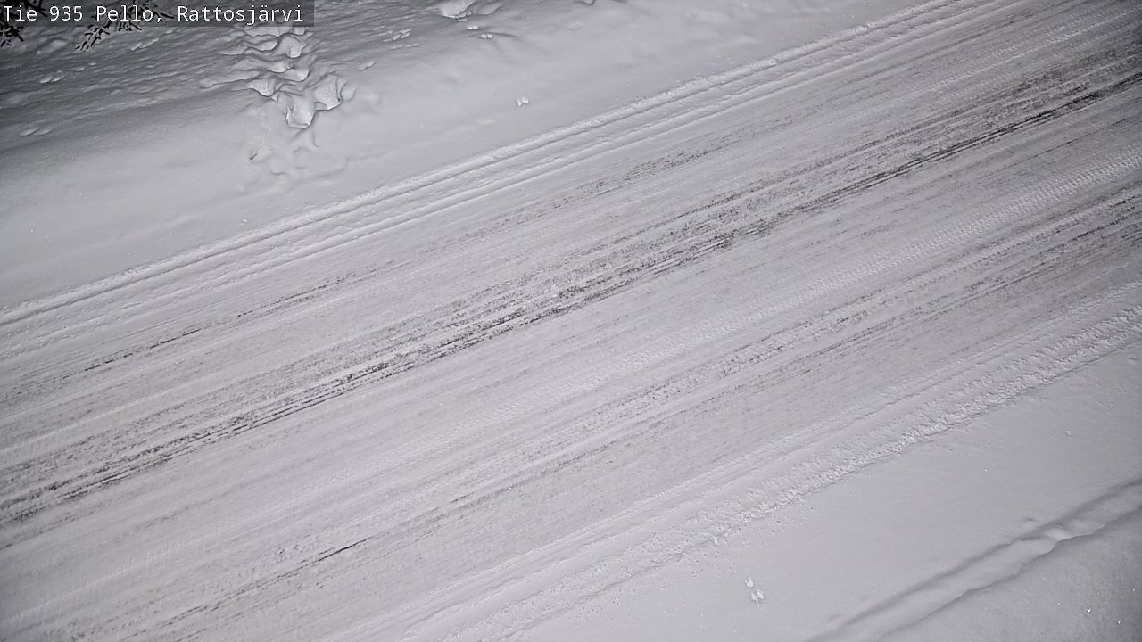 Kelikamerat Kuva Tie 935 Rattosjärvi, Pello, Lappi