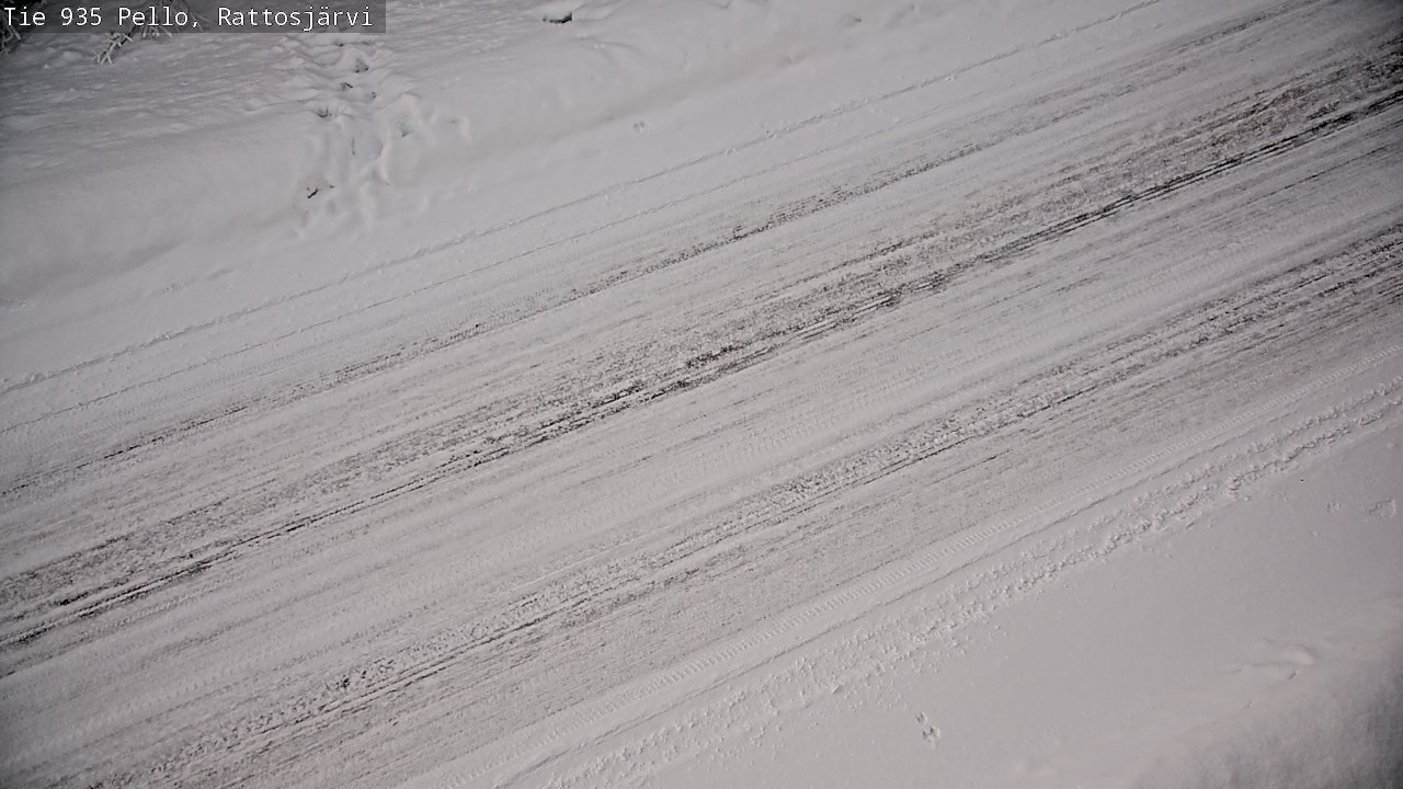 Kelikamerat Kuva Tie 935 Rattosjärvi, Pello, Lappi