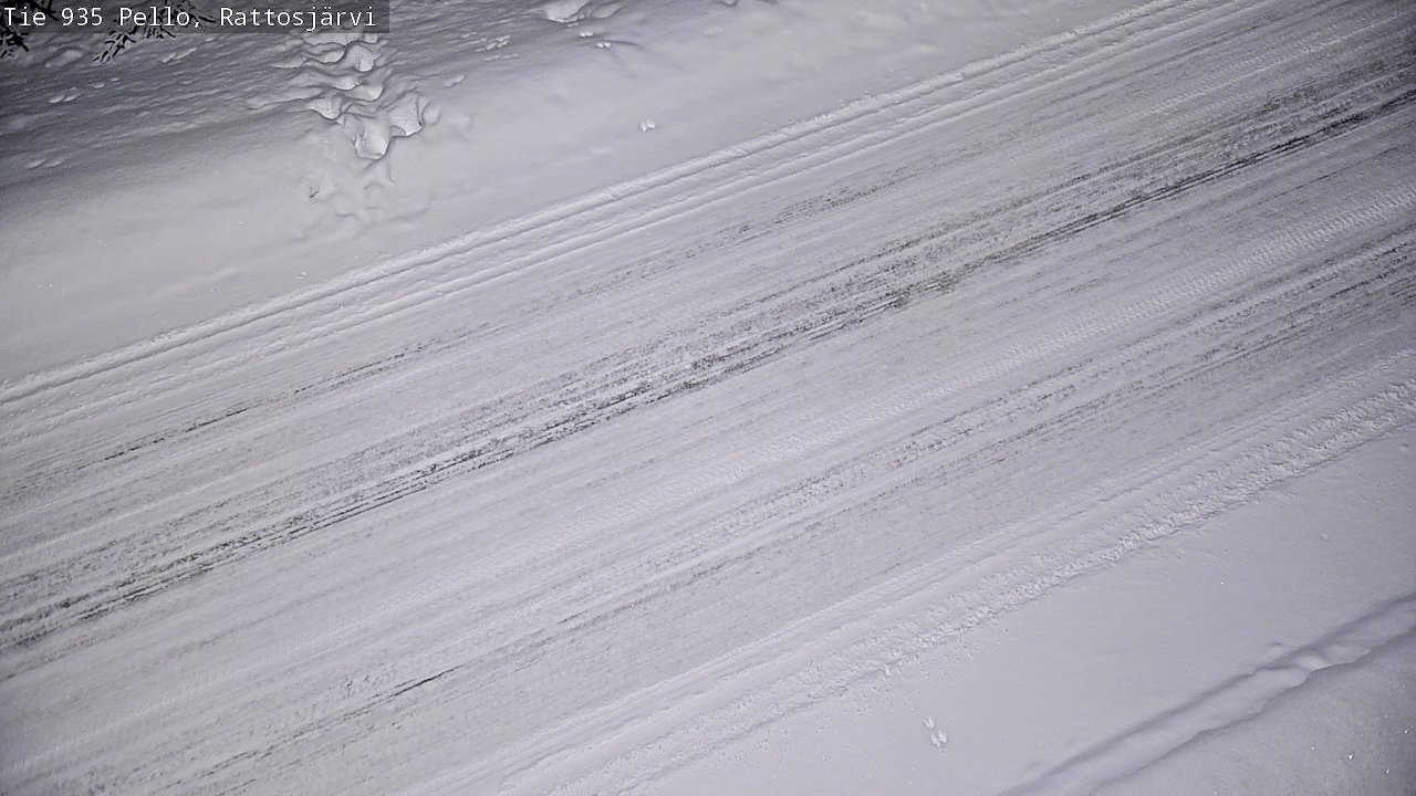 Kelikamerat Kuva Tie 935 Rattosjärvi, Pello, Lappi