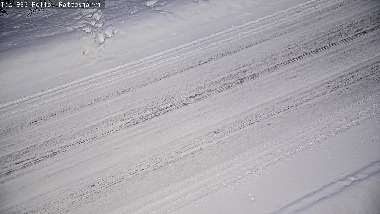 Kelikamerat Kuva Tie 935 Rattosjärvi, Pello, Lappi