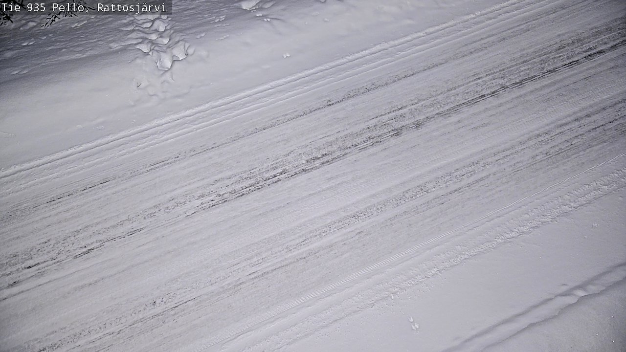 Kelikamerat Kuva Tie 935 Rattosjärvi, Pello, Lappi
