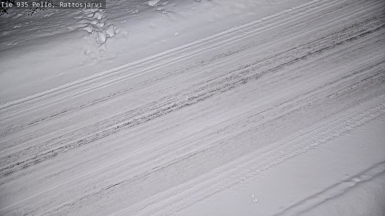 Kelikamerat Kuva Tie 935 Rattosjärvi, Pello, Lappi