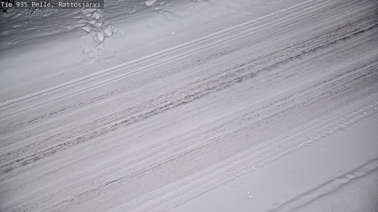 Kelikamerat Kuva Tie 935 Rattosjärvi, Pello, Lappi