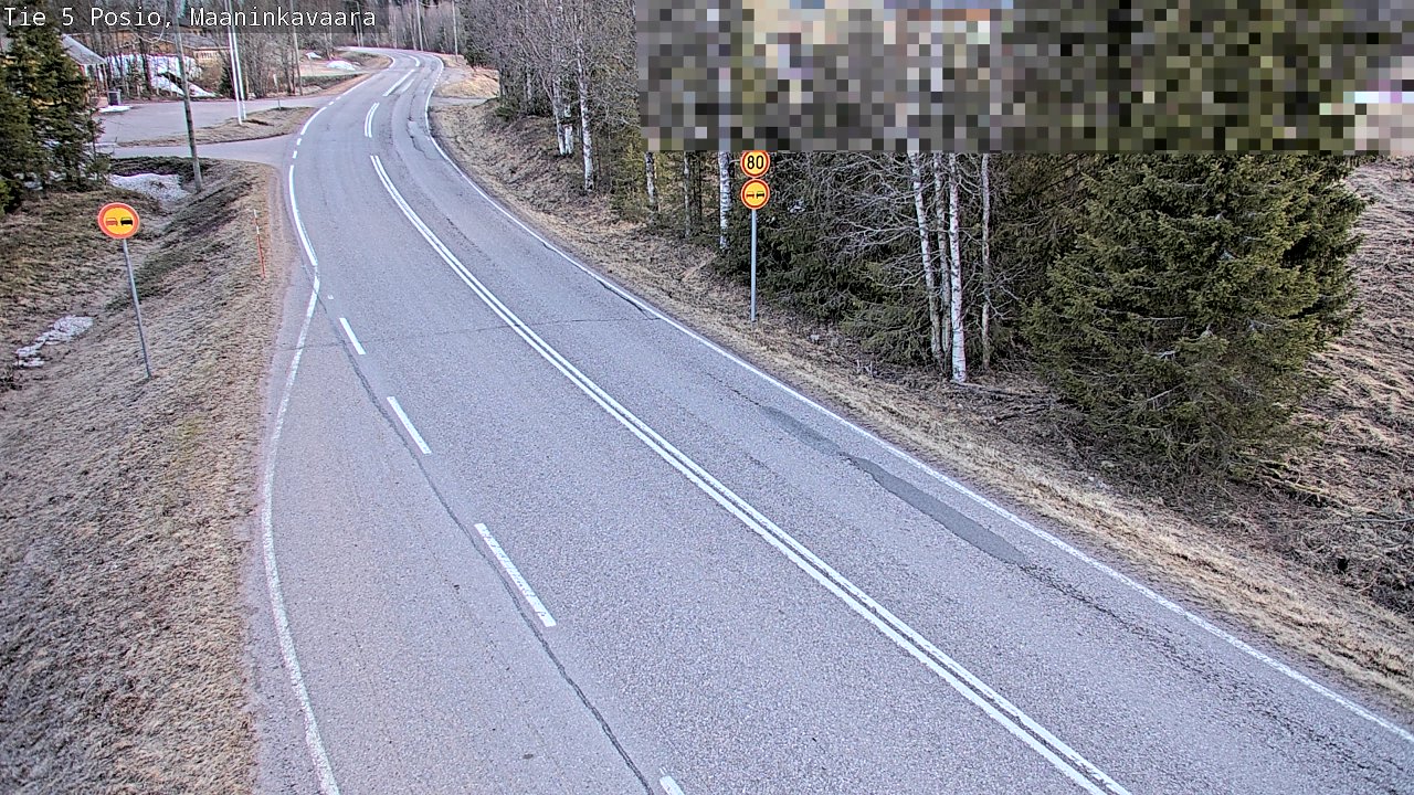 Weather Camera Image Road 5 Posio, Maaninkavaara, Posio, Lappi