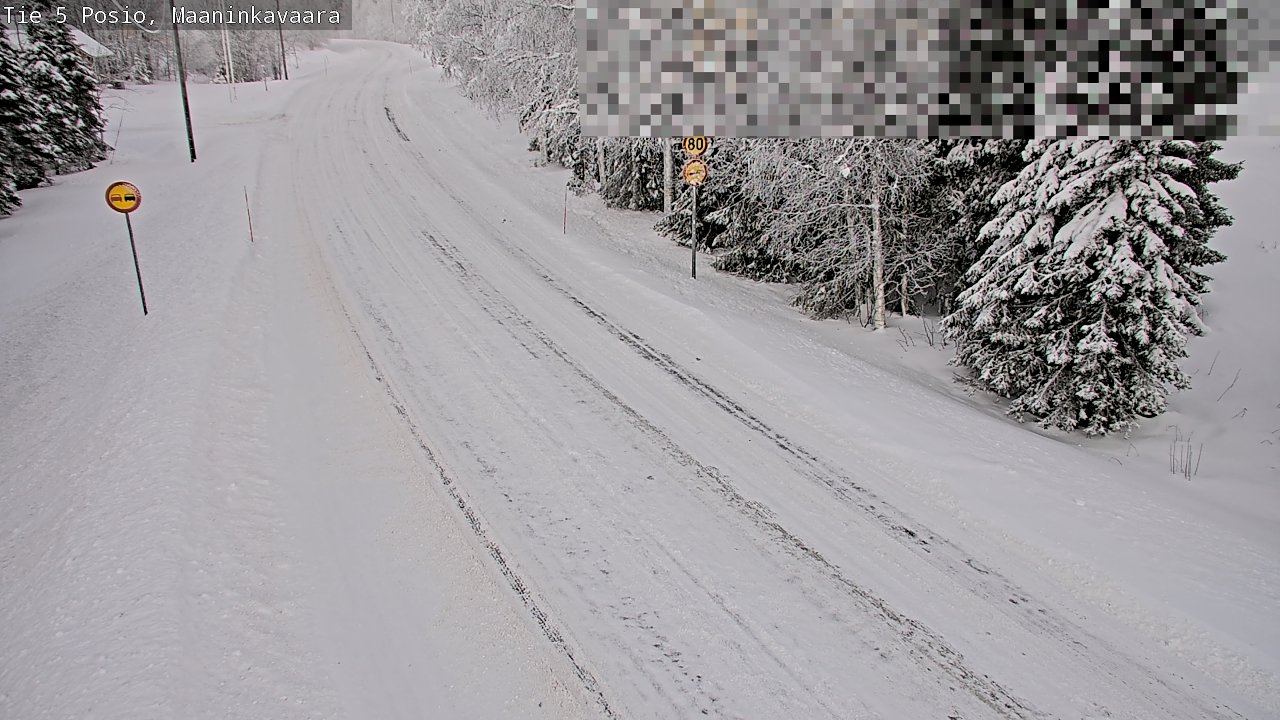 Weather Camera Image Road 5 Posio, Maaninkavaara, Posio, Lappi