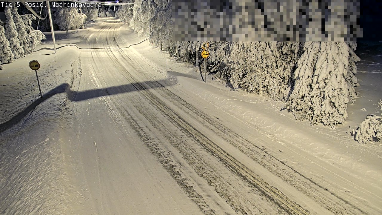 Kelikamerat Kuva Tie 5 Posio, Maaninkavaara, Posio, Lappi