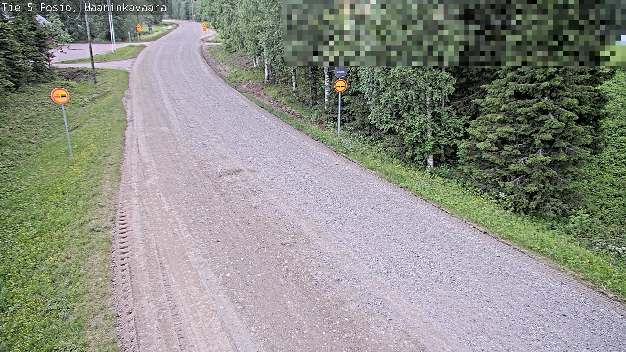 Kelikamerat Kuva Tie 5 Posio, Maaninkavaara, Posio, Lappi