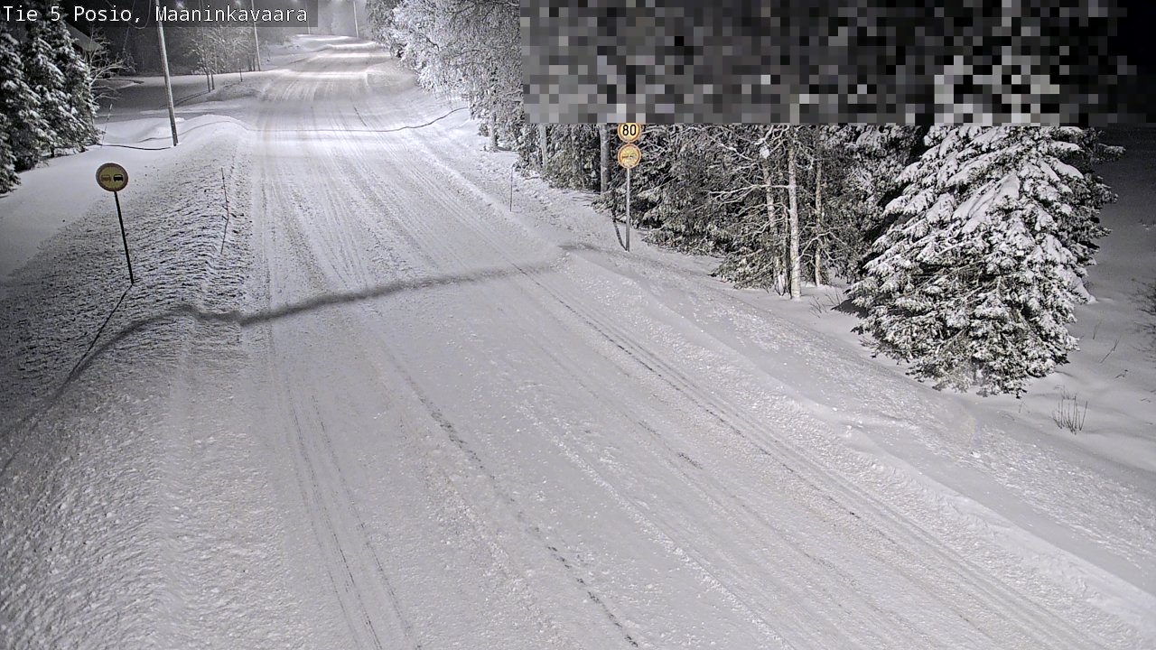 Weather Camera Image Road 5 Posio, Maaninkavaara, Posio, Lappi