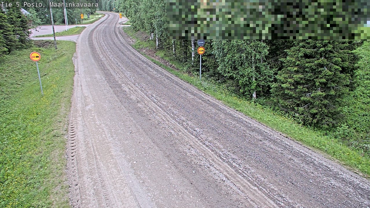 Kelikamerat Kuva Tie 5 Posio, Maaninkavaara, Posio, Lappi