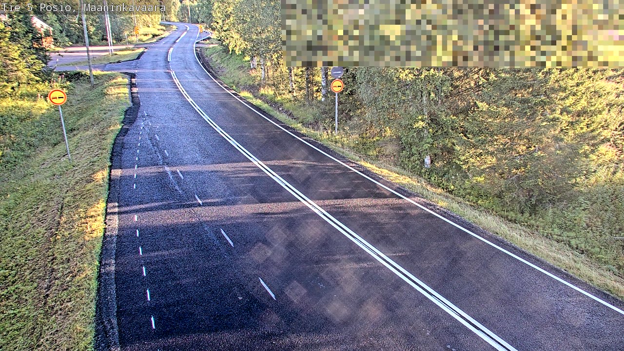Weather Camera Image Väg 5 Posio, Maaninkavaara, Posio, Lappi