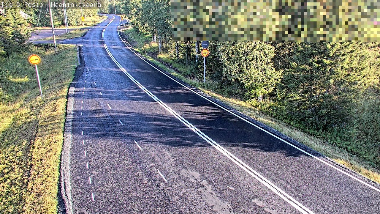 Weather Camera Image Väg 5 Posio, Maaninkavaara, Posio, Lappi