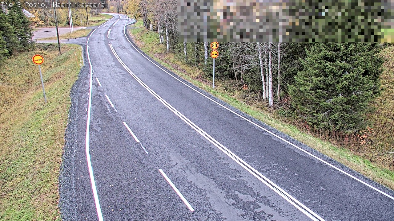 Kelikamerat Kuva Tie 5 Posio, Maaninkavaara, Posio, Lappi