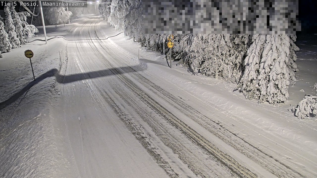Kelikamerat Kuva Tie 5 Posio, Maaninkavaara, Posio, Lappi