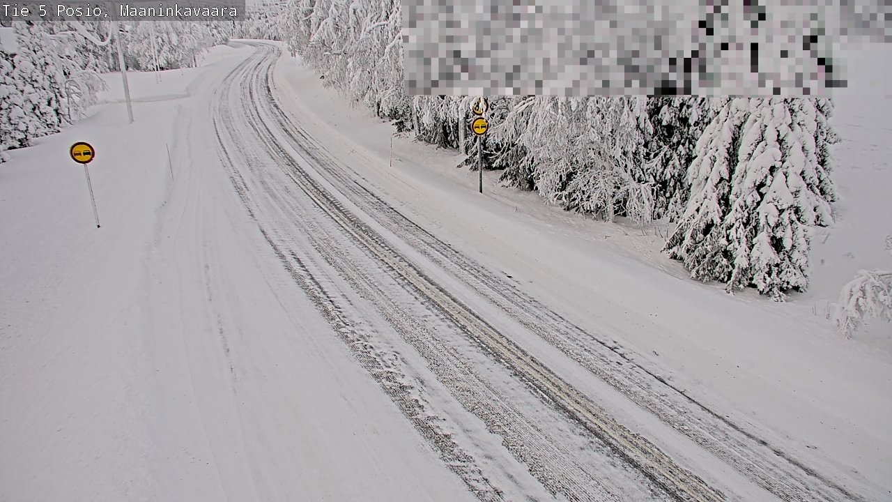 Kelikamerat Kuva Tie 5 Posio, Maaninkavaara, Posio, Lappi