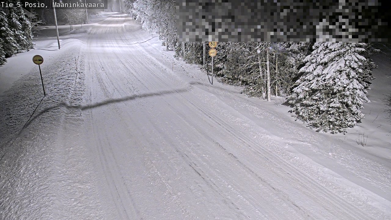 Weather Camera Image Road 5 Posio, Maaninkavaara, Posio, Lappi
