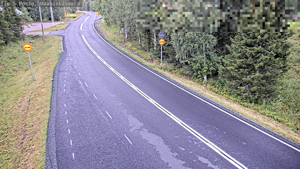 Kelikamerat Kuva Tie 5 Posio, Maaninkavaara, Posio, Lappi