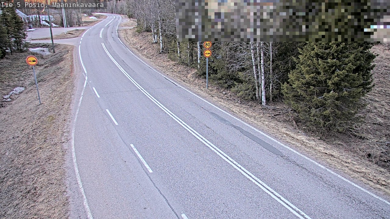 Kelikamerat Kuva Tie 5 Posio, Maaninkavaara, Posio, Lappi