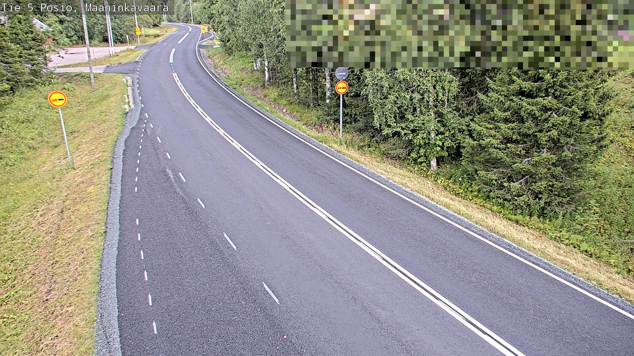 Kelikamerat Kuva Tie 5 Posio, Maaninkavaara, Posio, Lappi