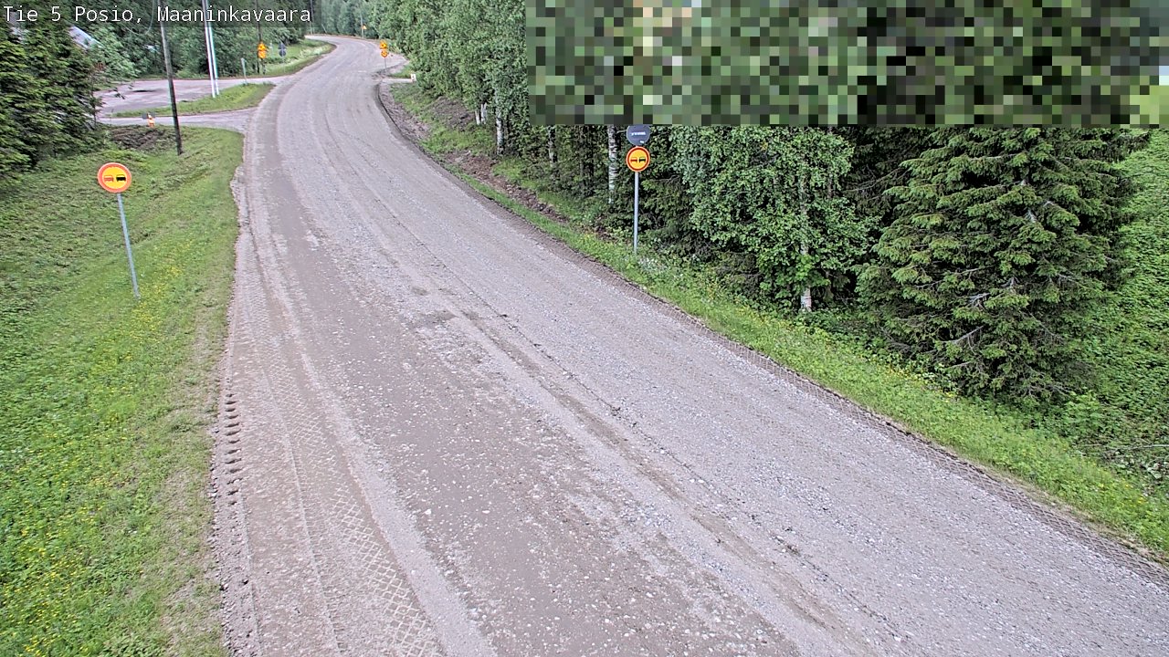 Kelikamerat Kuva Tie 5 Posio, Maaninkavaara, Posio, Lappi