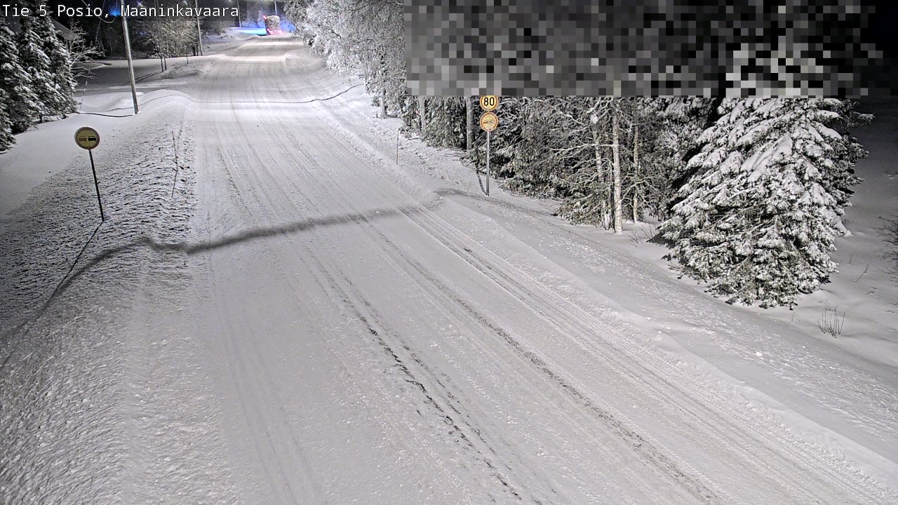 Weather Camera Image Road 5 Posio, Maaninkavaara, Posio, Lappi