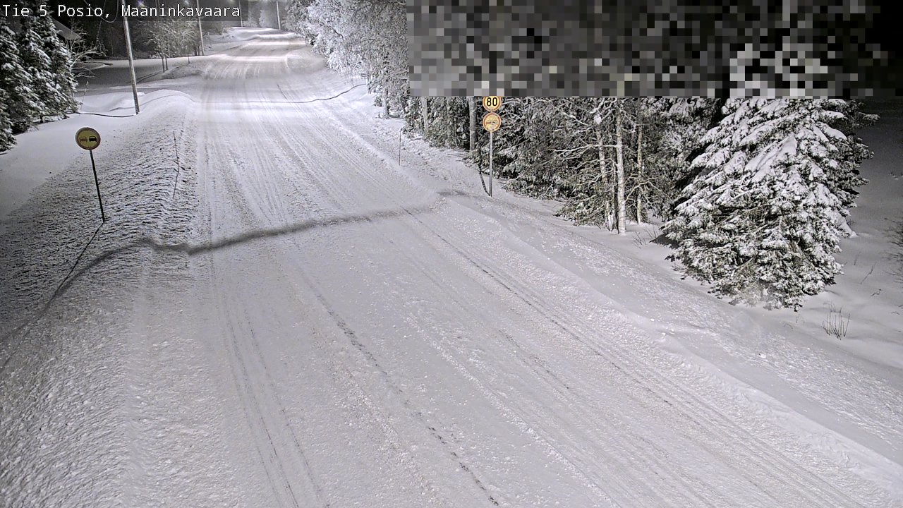 Weather Camera Image Road 5 Posio, Maaninkavaara, Posio, Lappi