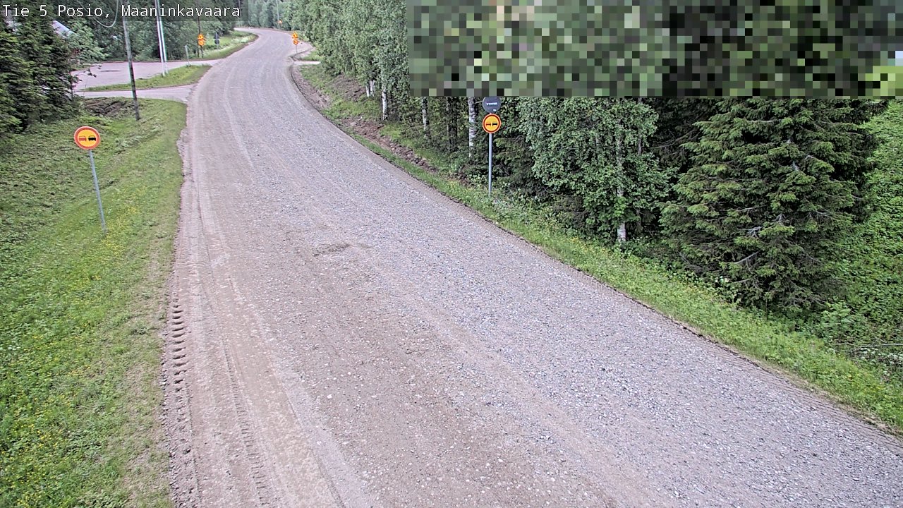 Kelikamerat Kuva Tie 5 Posio, Maaninkavaara, Posio, Lappi