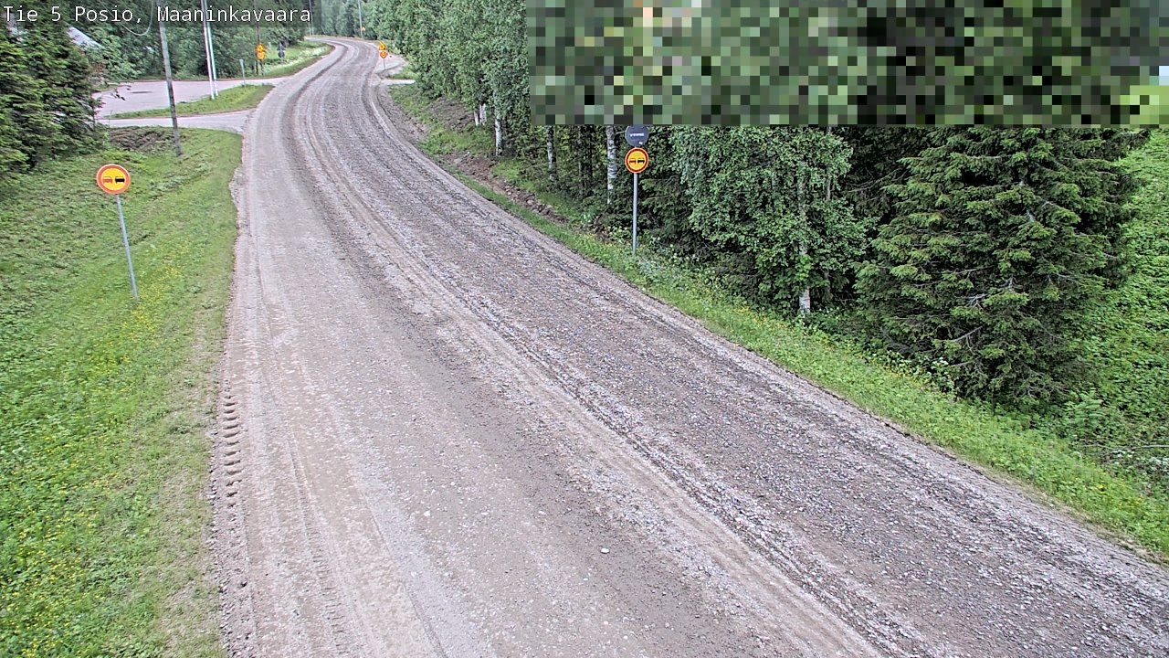 Kelikamerat Kuva Tie 5 Posio, Maaninkavaara, Posio, Lappi