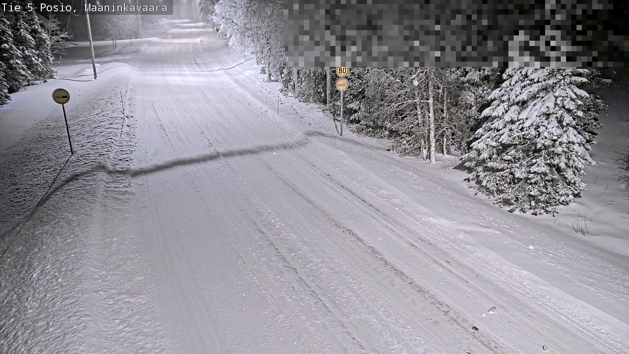 Weather Camera Image Road 5 Posio, Maaninkavaara, Posio, Lappi