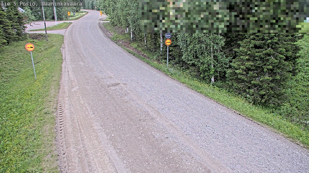 Kelikamerat Kuva Tie 5 Posio, Maaninkavaara, Posio, Lappi