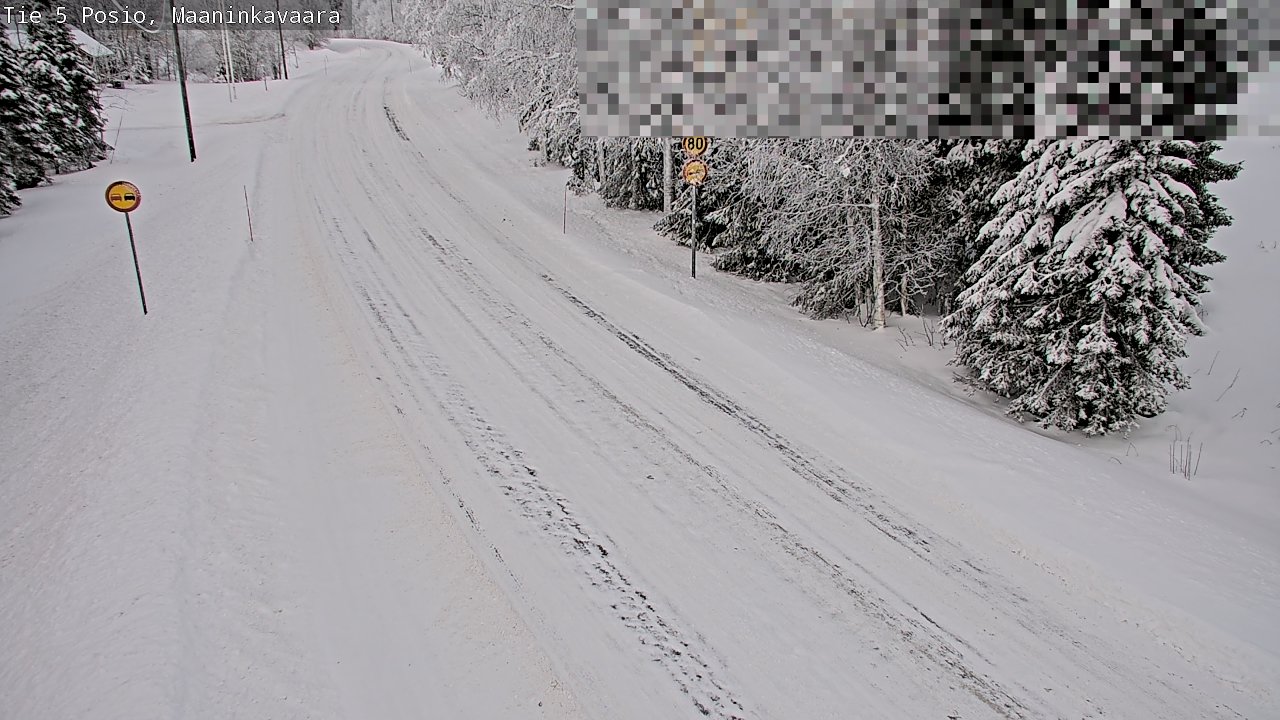 Weather Camera Image Road 5 Posio, Maaninkavaara, Posio, Lappi