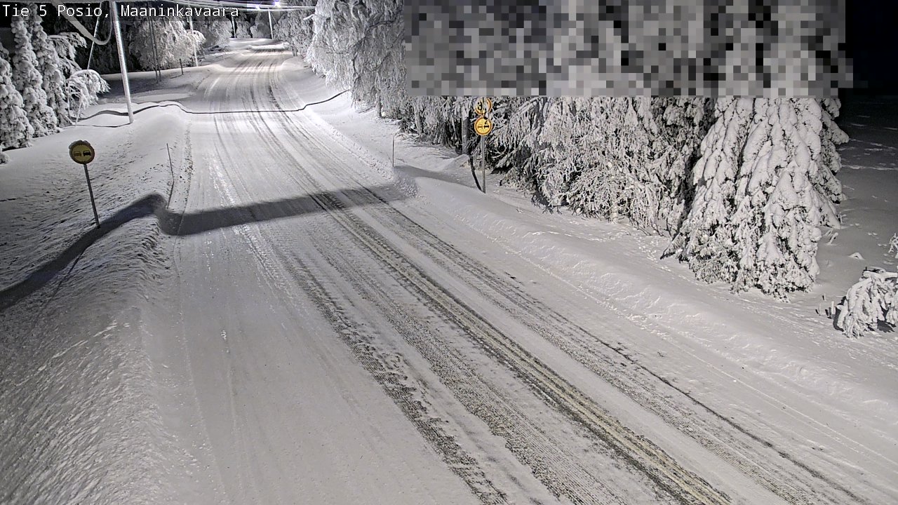 Kelikamerat Kuva Tie 5 Posio, Maaninkavaara, Posio, Lappi