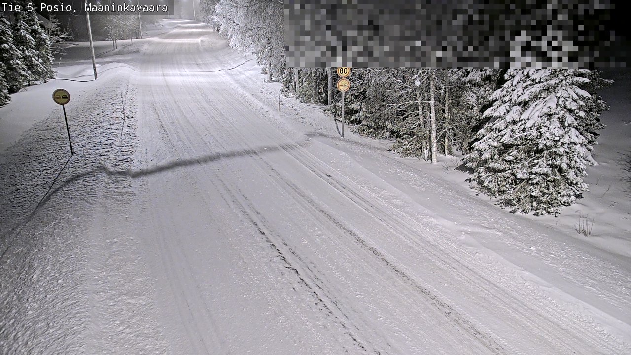 Weather Camera Image Road 5 Posio, Maaninkavaara, Posio, Lappi