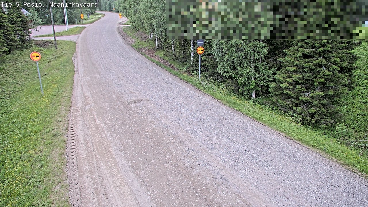 Kelikamerat Kuva Tie 5 Posio, Maaninkavaara, Posio, Lappi