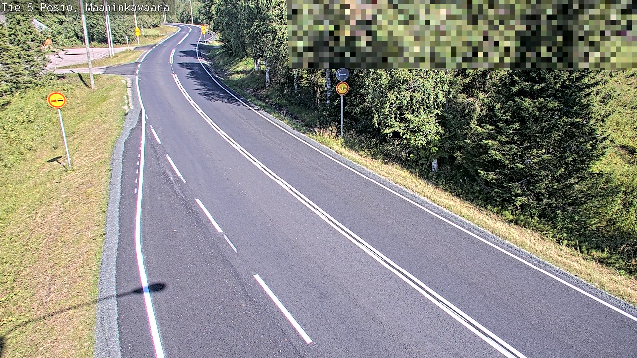 Weather Camera Image Väg 5 Posio, Maaninkavaara, Posio, Lappi