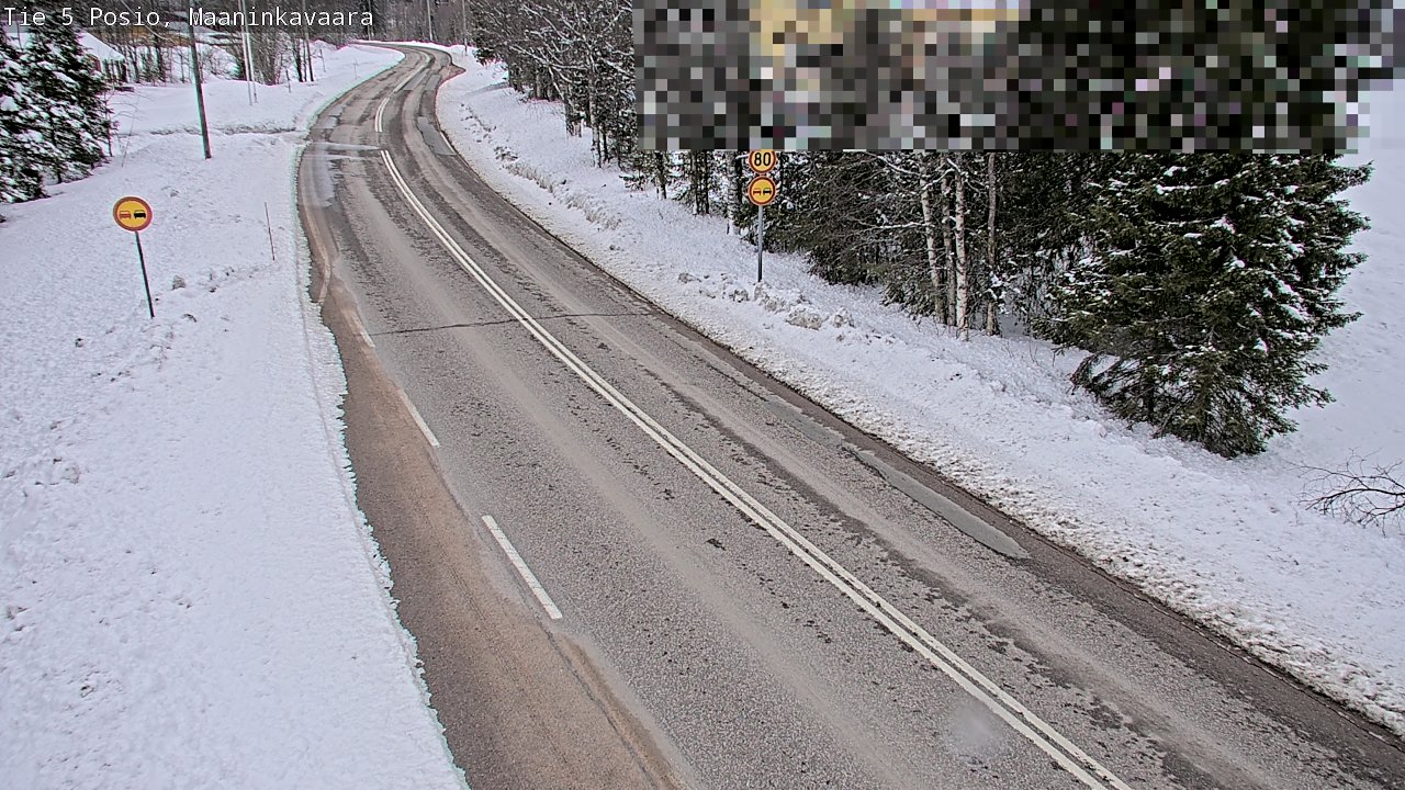Weather Camera Image Road 5 Posio, Maaninkavaara, Posio, Lappi
