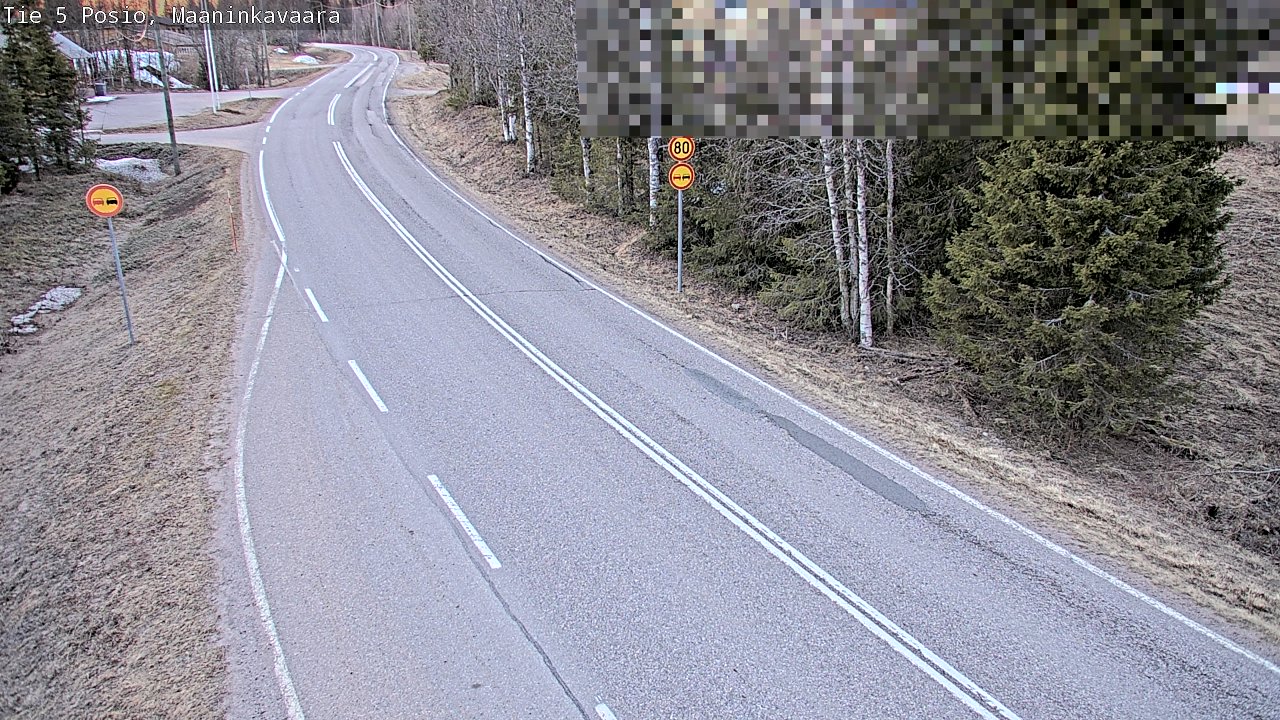 Kelikamerat Kuva Tie 5 Posio, Maaninkavaara, Posio, Lappi