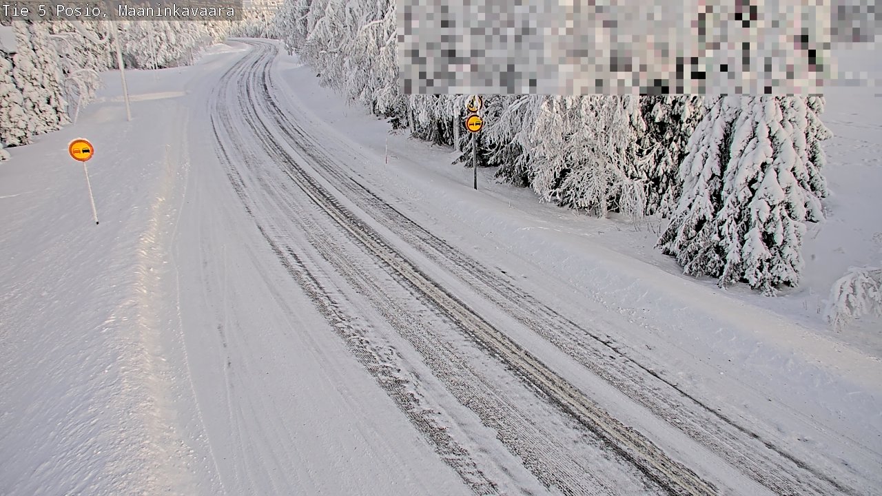 Kelikamerat Kuva Tie 5 Posio, Maaninkavaara, Posio, Lappi