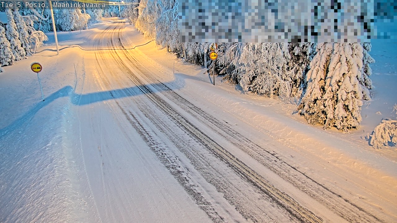 Kelikamerat Kuva Tie 5 Posio, Maaninkavaara, Posio, Lappi